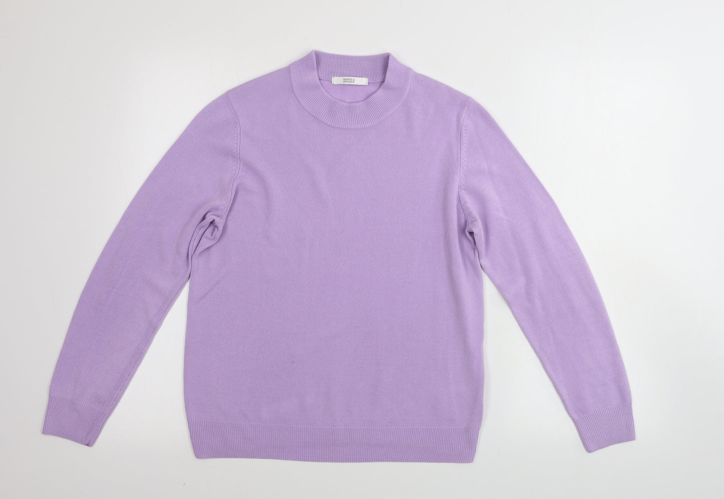 Marks and Spencer Womens Purple   Pullover Jumper Size 12