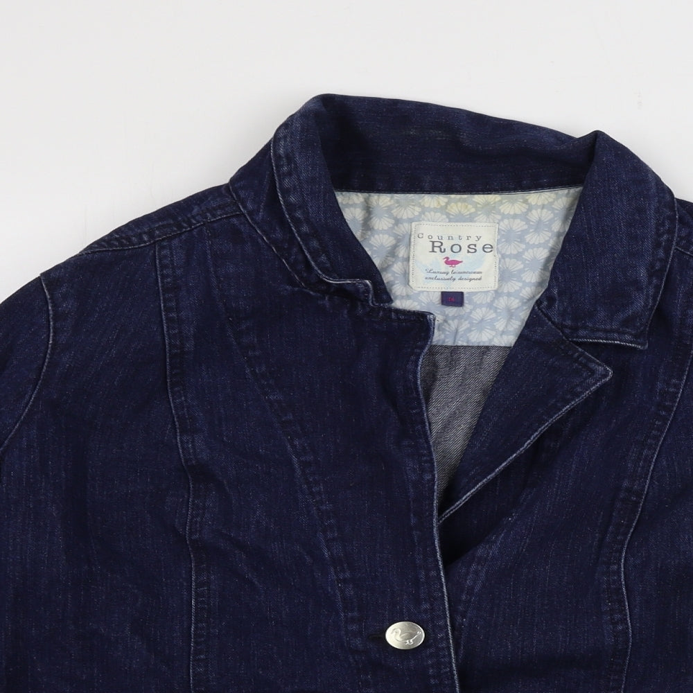 Country rose Womens Blue   Jacket Coat Size 16