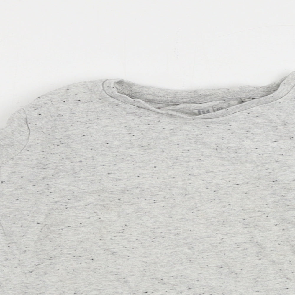 TU Boys Grey   Basic T-Shirt Size 4-5 Years