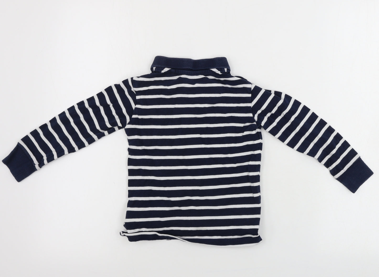NEXT  Boys Blue Striped  Basic Polo Size 4-5 Years