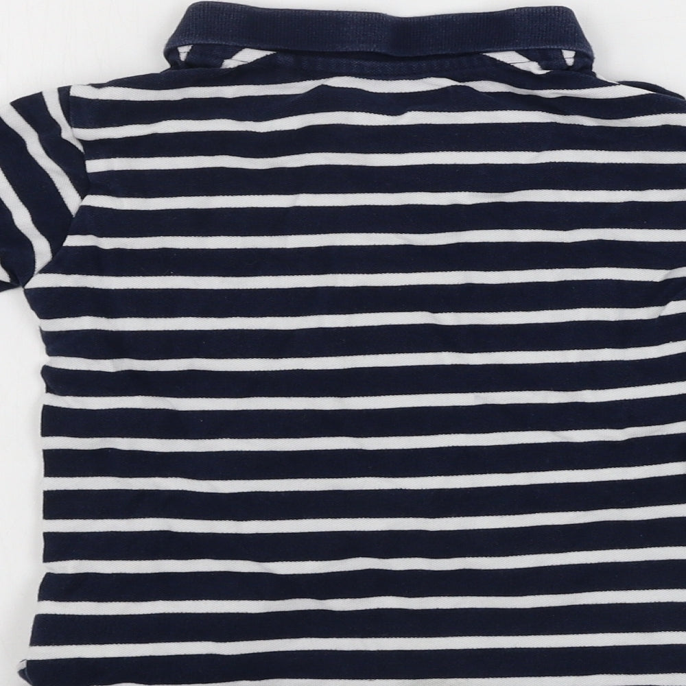 NEXT  Boys Blue Striped  Basic Polo Size 4-5 Years
