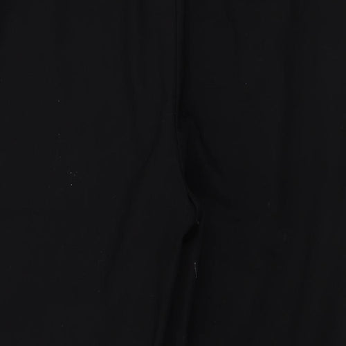 Zara Womens Black   Cropped Trousers Size S
