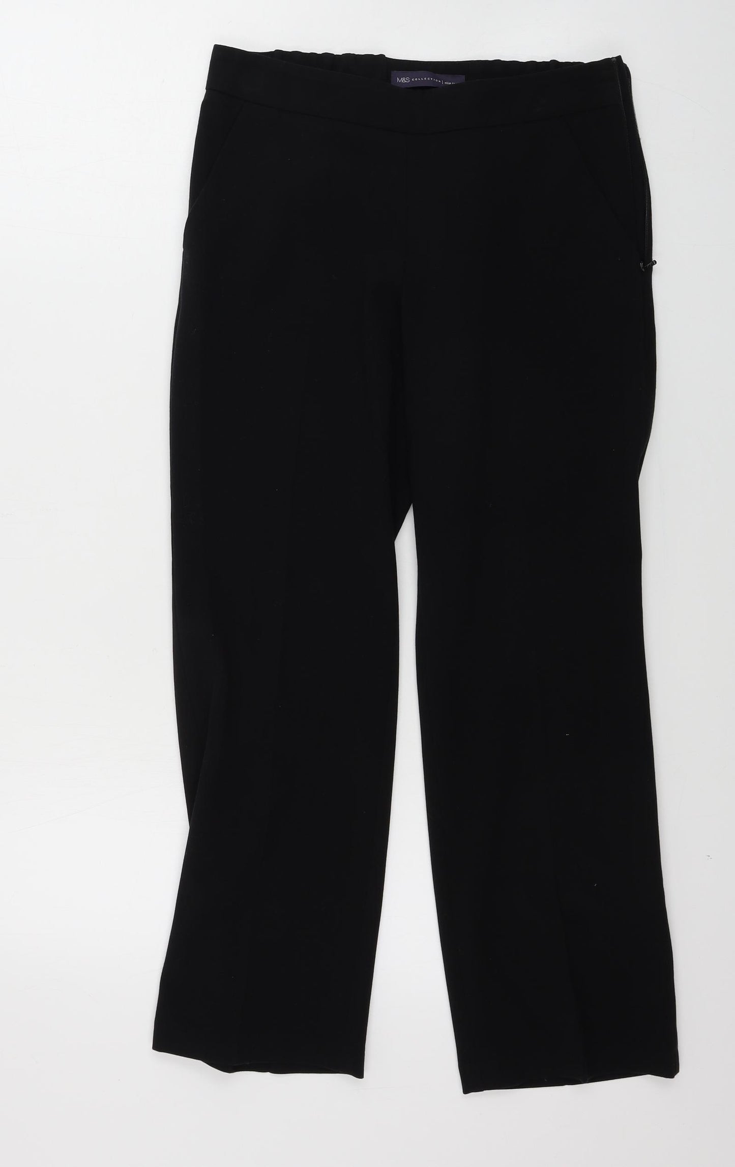 Marks and Spencer  Womens Black   Trousers  Size 6 L26 in