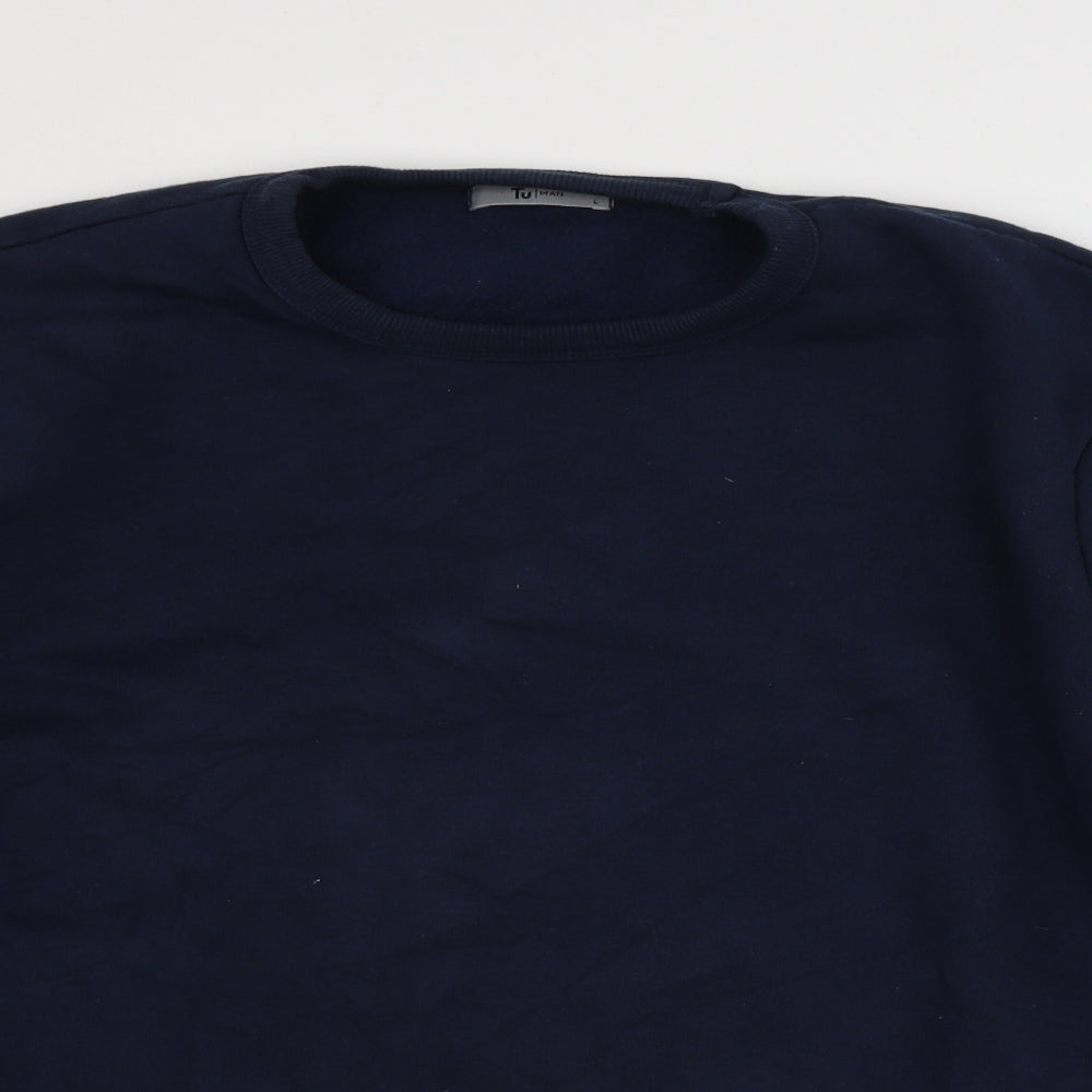 TU Mens Blue   Pullover Jumper Size L