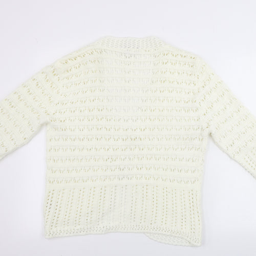 glimpse design  Womens Ivory   Cardigan Jumper Size L