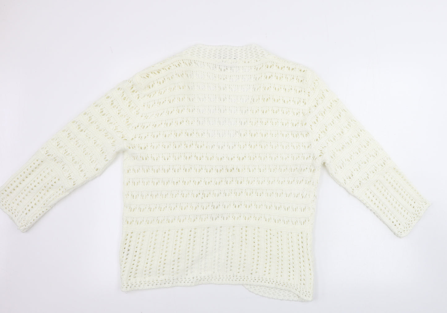 glimpse design  Womens Ivory   Cardigan Jumper Size L