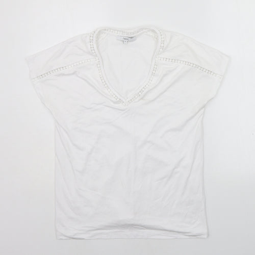 NEXT Womens White   Basic T-Shirt Size 8