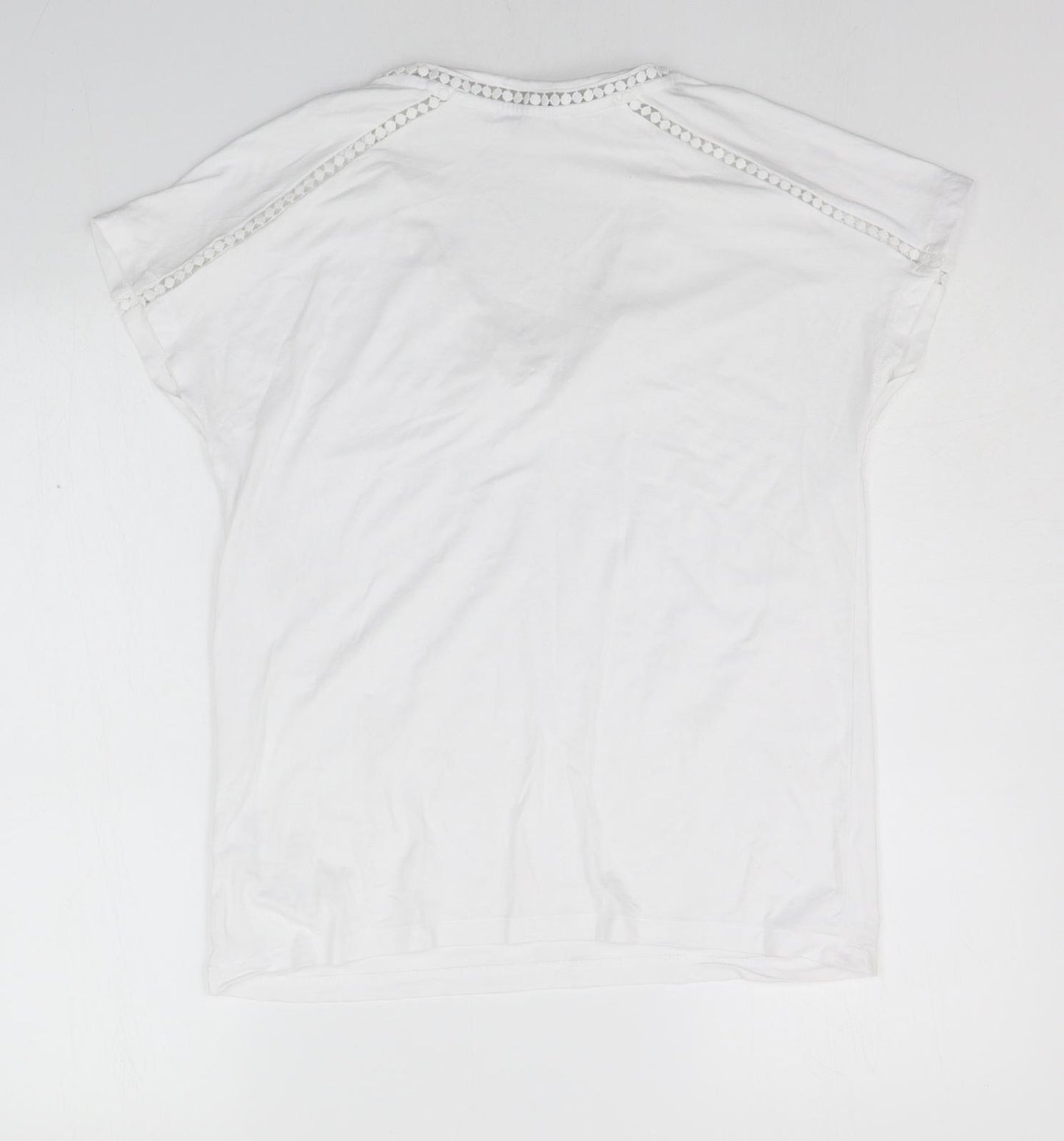 NEXT Womens White   Basic T-Shirt Size 8