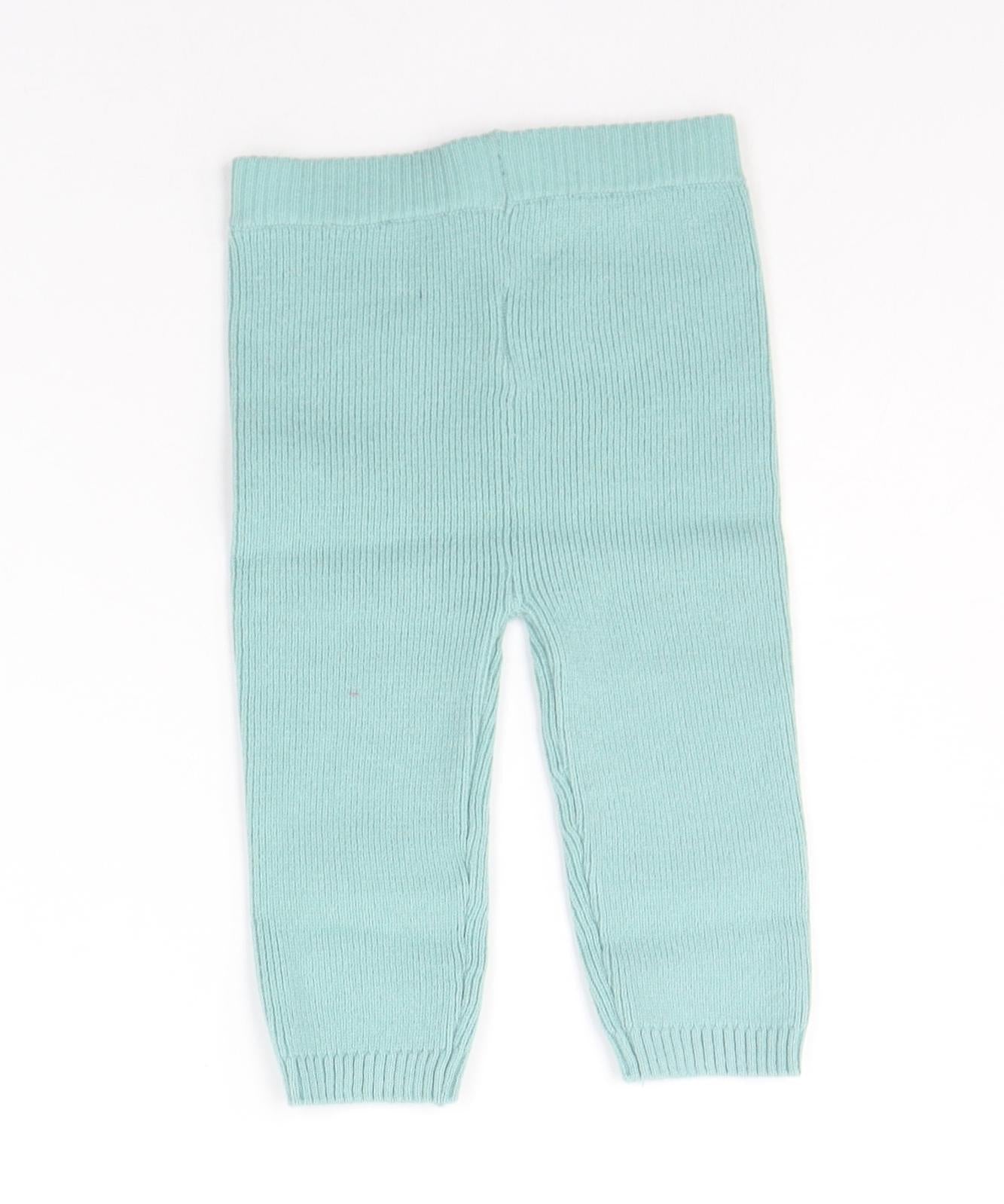 Marks and Spencer Baby Green   Jogger Leggings Size 9-12 Months