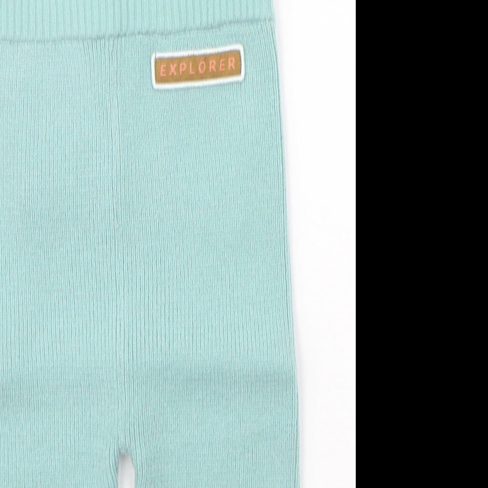 Marks and Spencer Baby Green   Jogger Leggings Size 9-12 Months