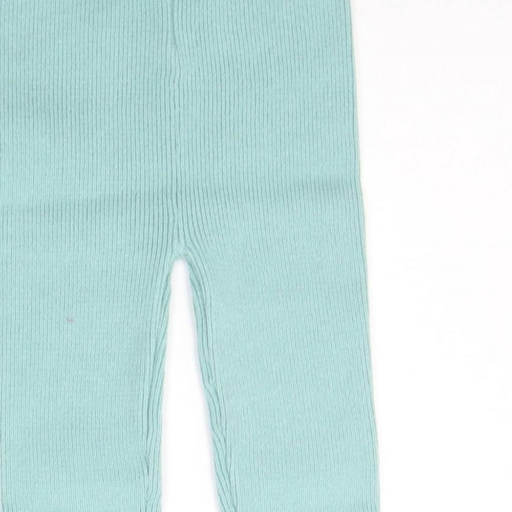 Marks and Spencer Baby Green   Jogger Leggings Size 9-12 Months