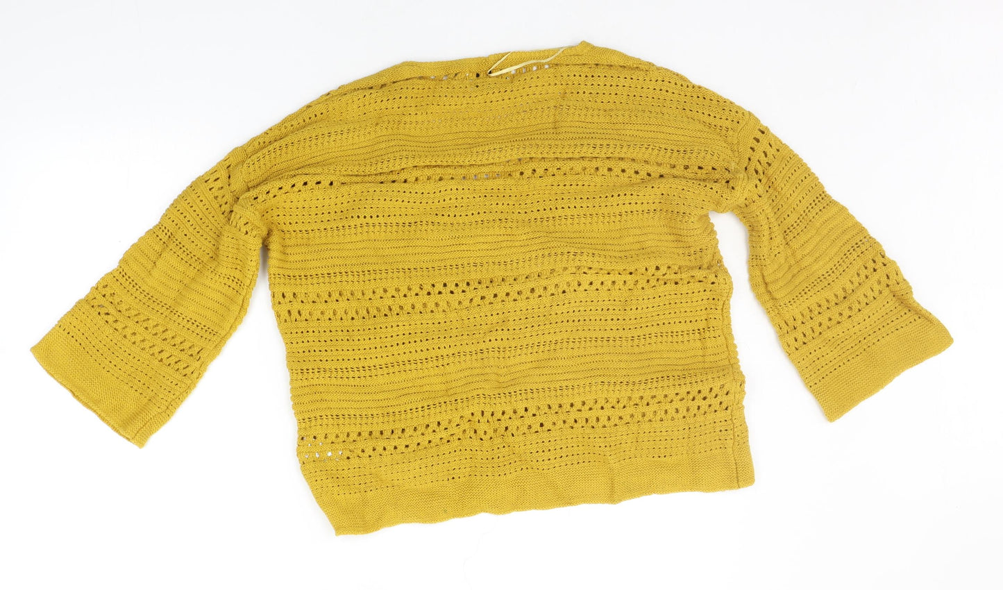 Papaya Womens Yellow   Pullover Jumper Size M