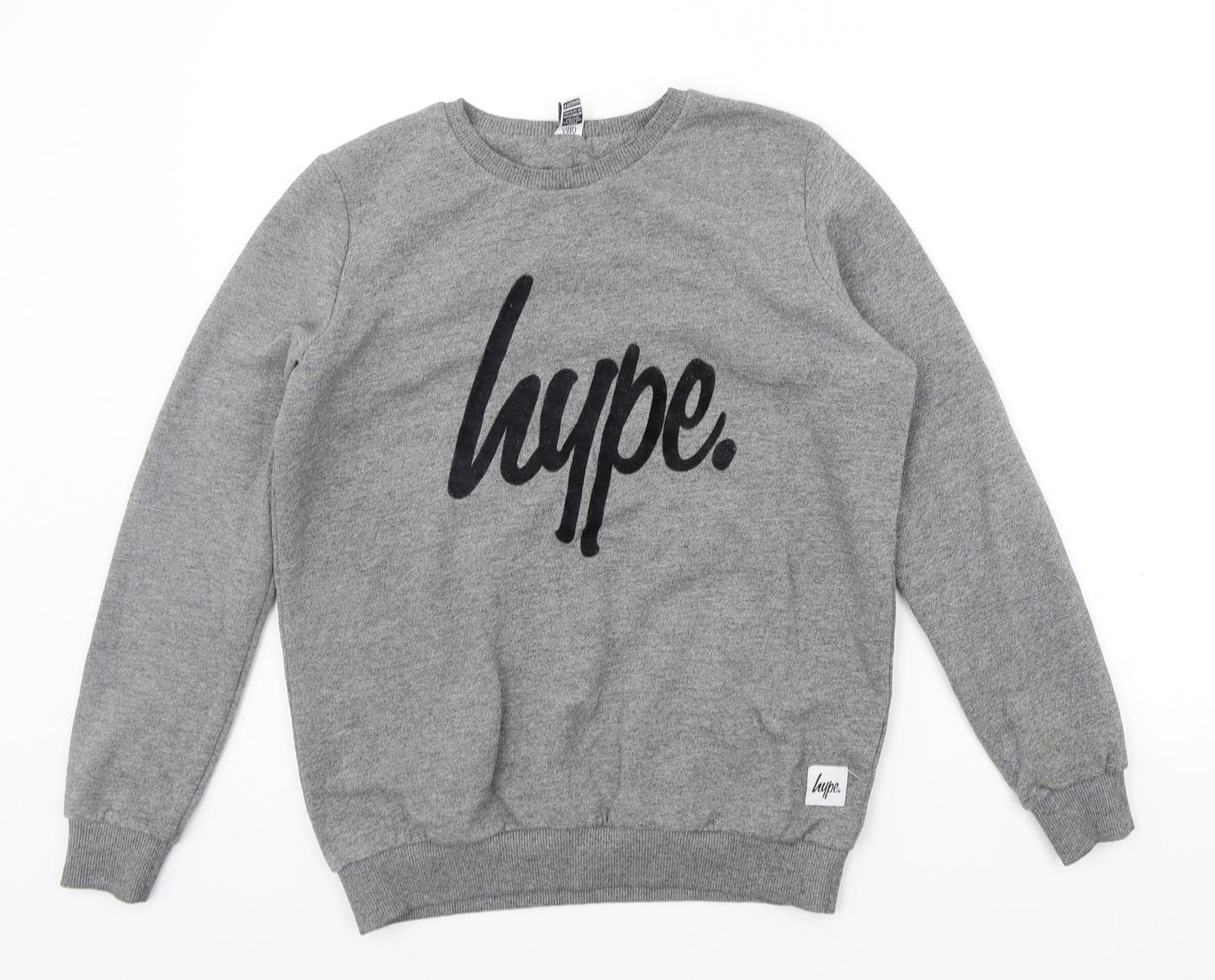 Hype Boys Grey   Pullover Jumper Size 13 Years