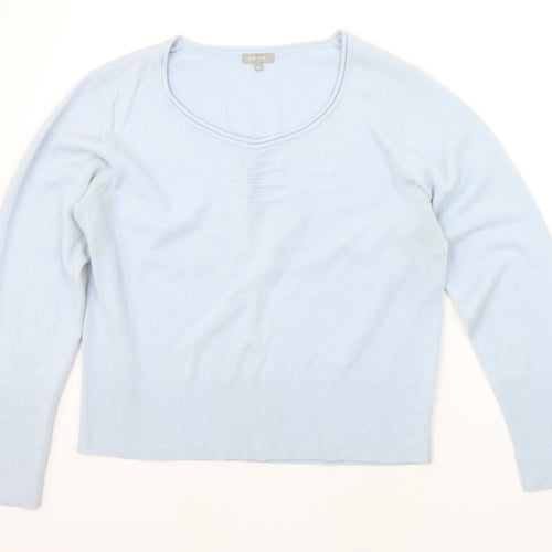 Per Una Womens Blue   Pullover Jumper Size 18