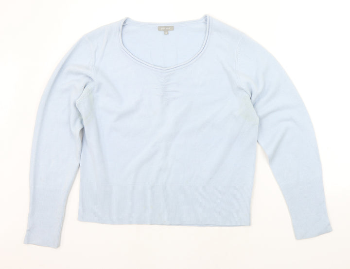 Per Una Womens Blue   Pullover Jumper Size 18