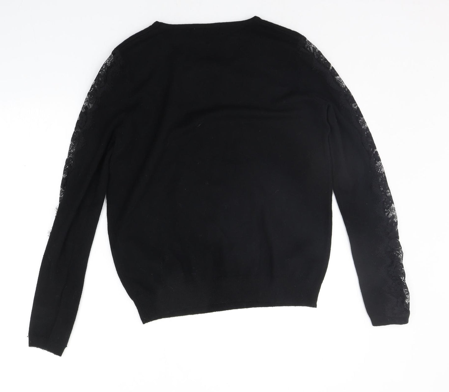 Society 8 Womens Black   Pullover Jumper Size 14