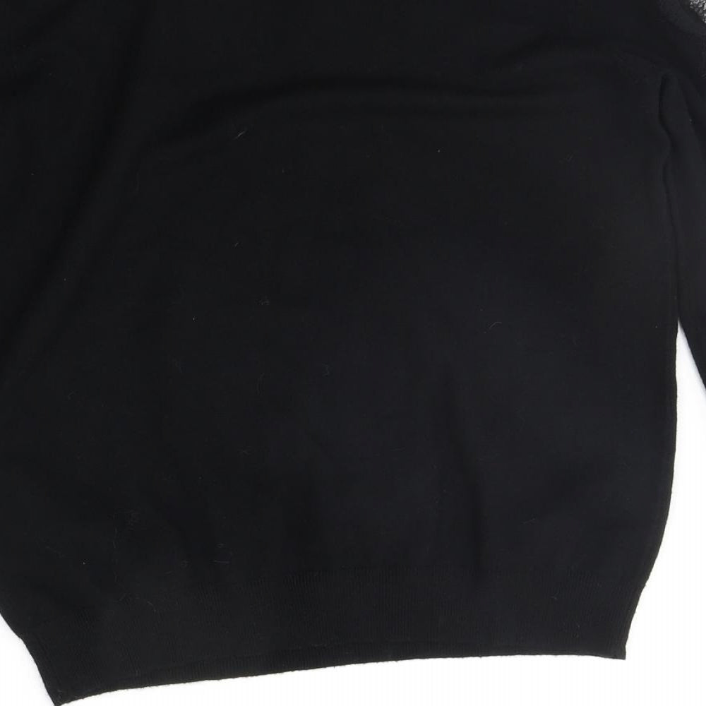 Society 8 Womens Black   Pullover Jumper Size 14