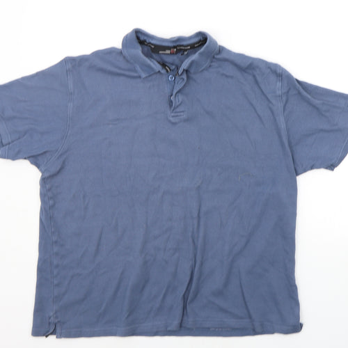 Colin Montgomerie Mens Blue    Polo Size L