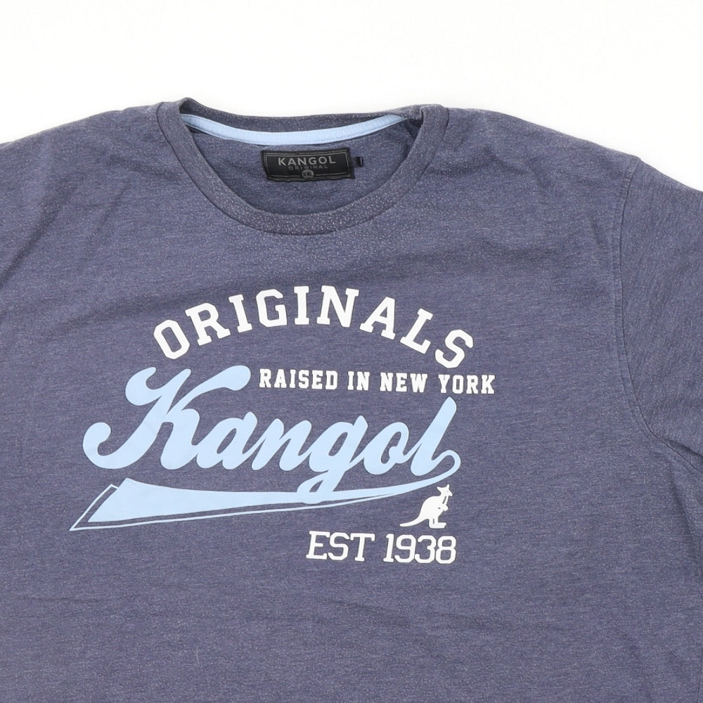 Kangol Mens Black    T-Shirt Size XL