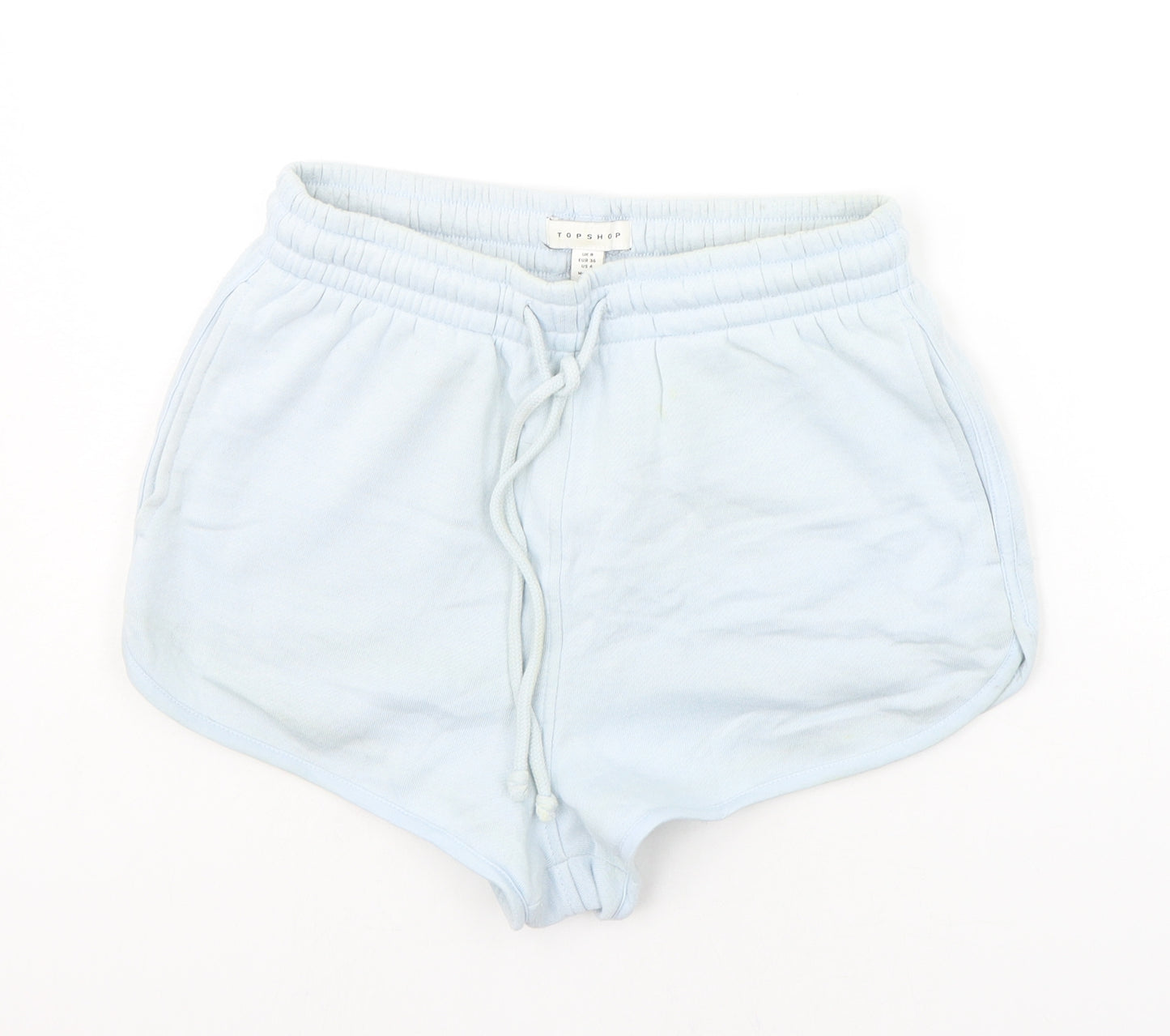 Topshop Womens Blue   Cut-Off Shorts Size 8