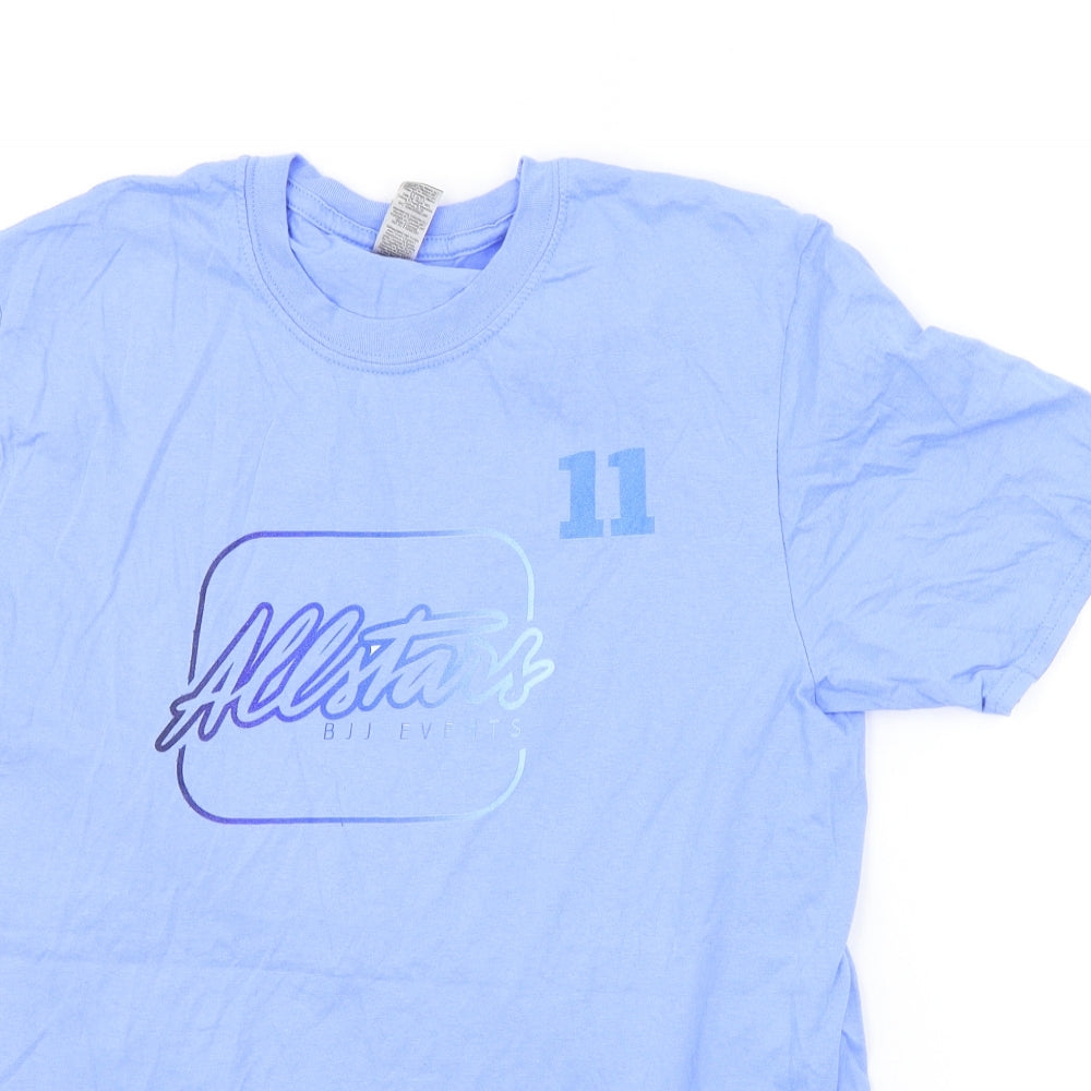 Gildan Mens Blue    T-Shirt Size M  - 11