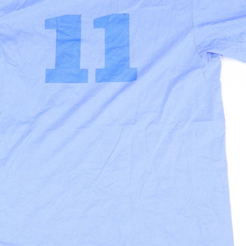 Gildan Mens Blue    T-Shirt Size M  - 11