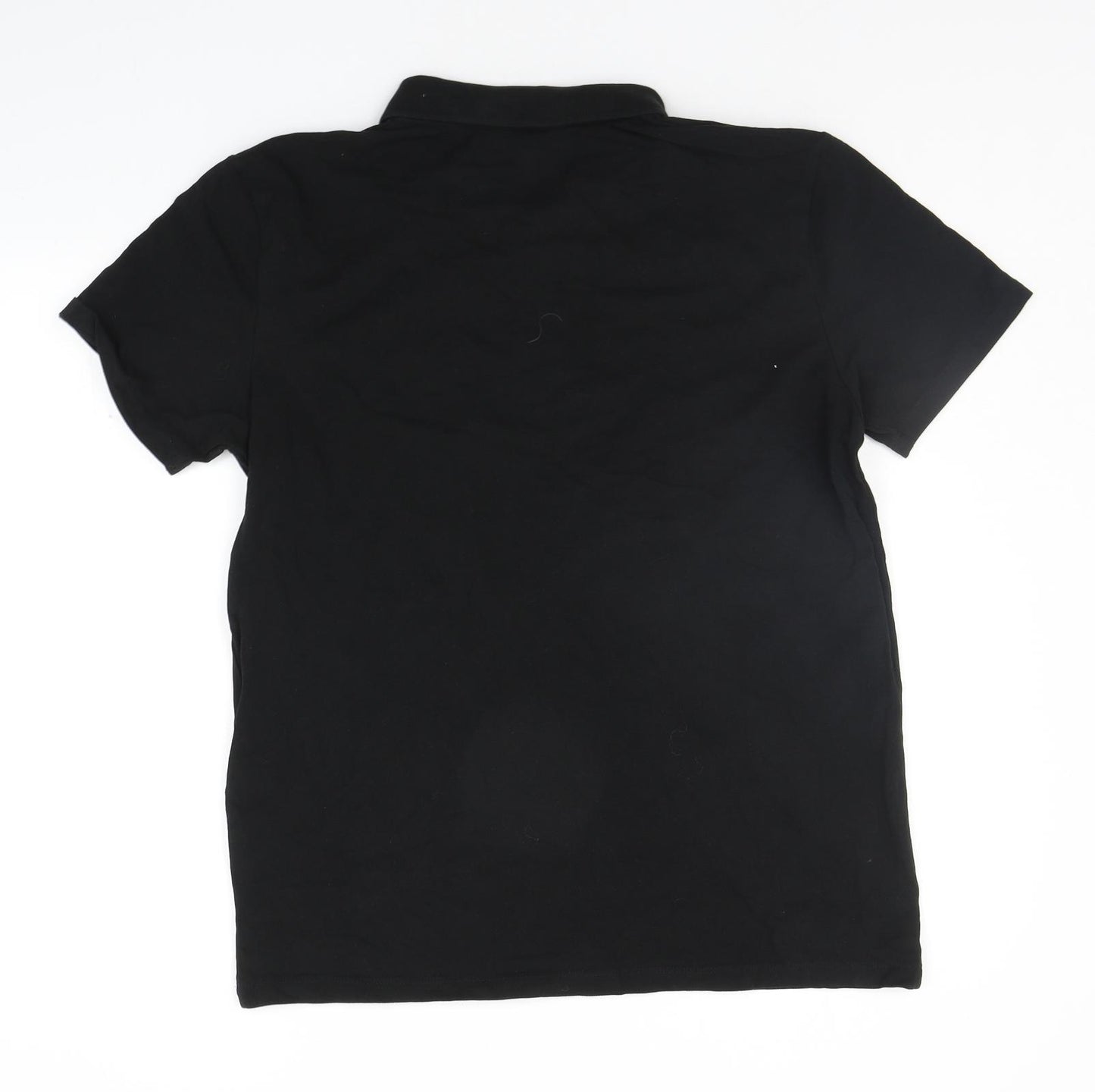 Peacocks Mens Black    Polo Size L