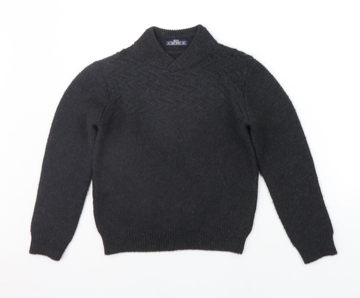 Matalan Boys Grey Pullover Jumper Size 9 Years