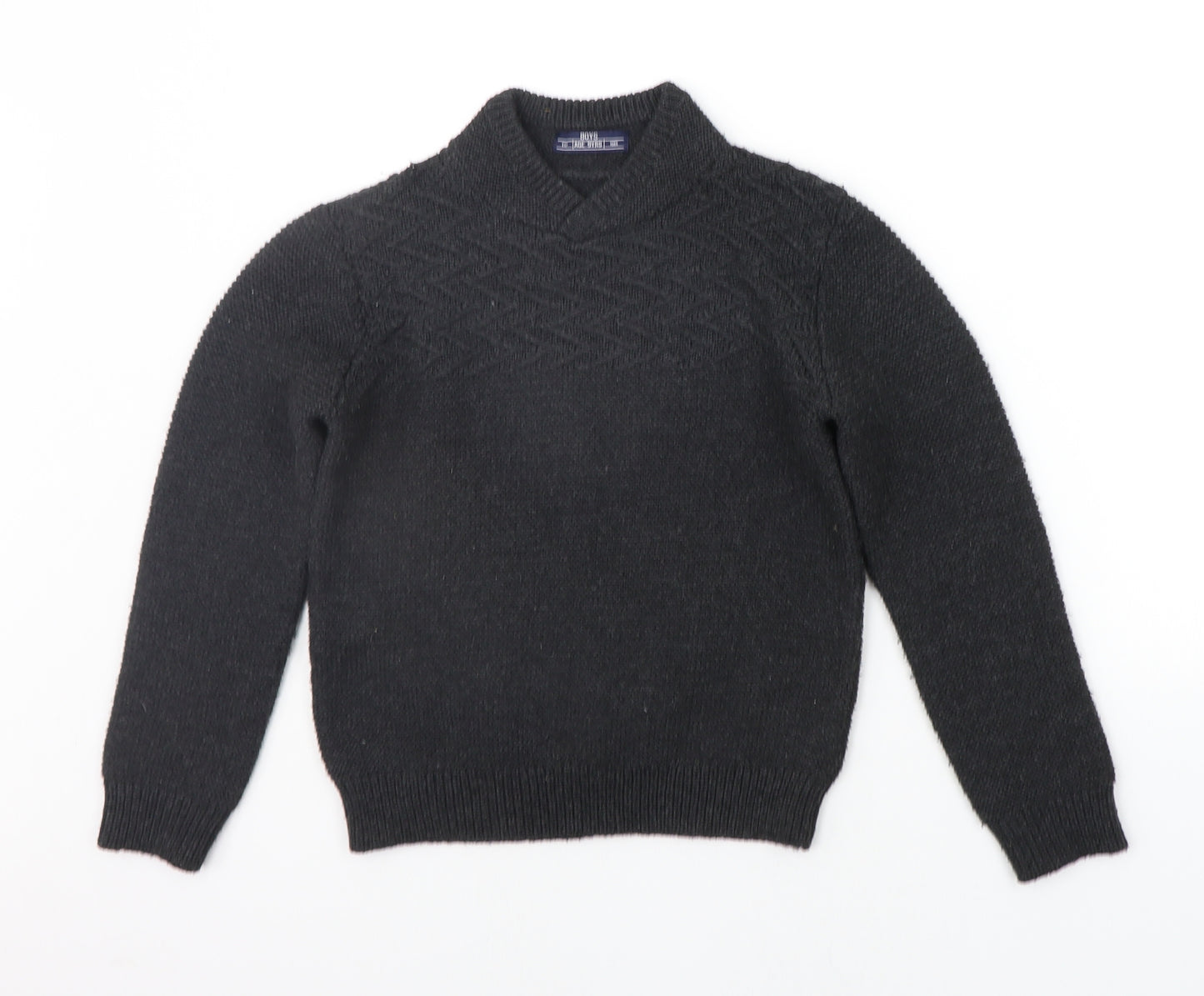 Matalan Boys Grey   Pullover Jumper Size 9 Years