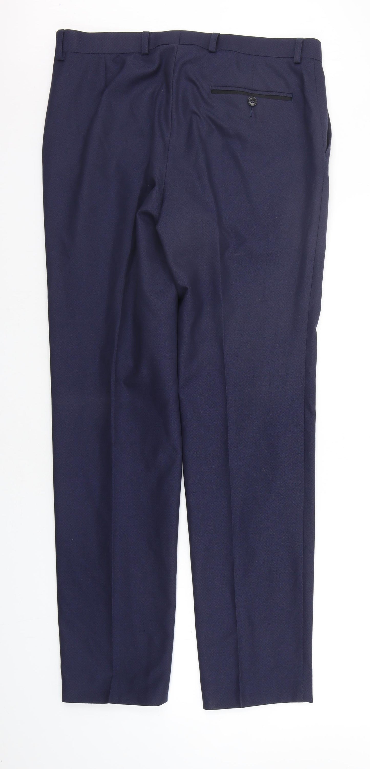 Marks and Spencer Mens Blue   Trousers  Size 34 in L33 in