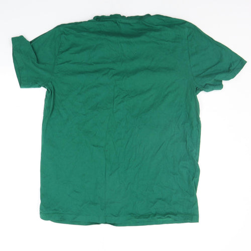 ALDI Mens Green    T-Shirt Size L  - Simpsons CHRISTMAS