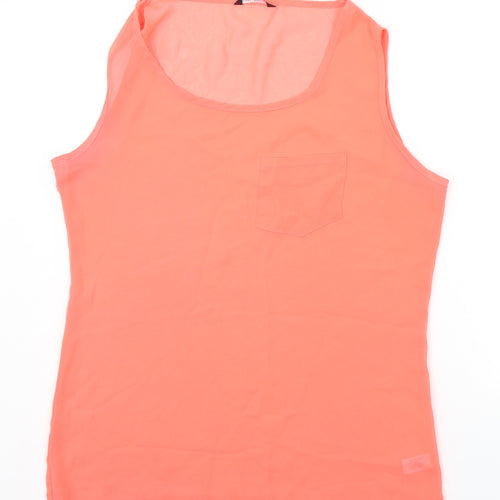 Select Womens Orange   Basic Tank Size 12