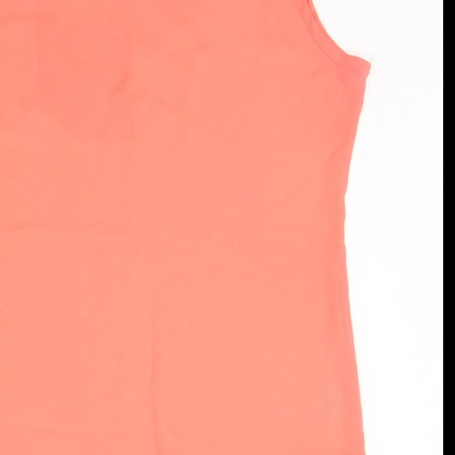 Select Womens Orange   Basic Tank Size 12