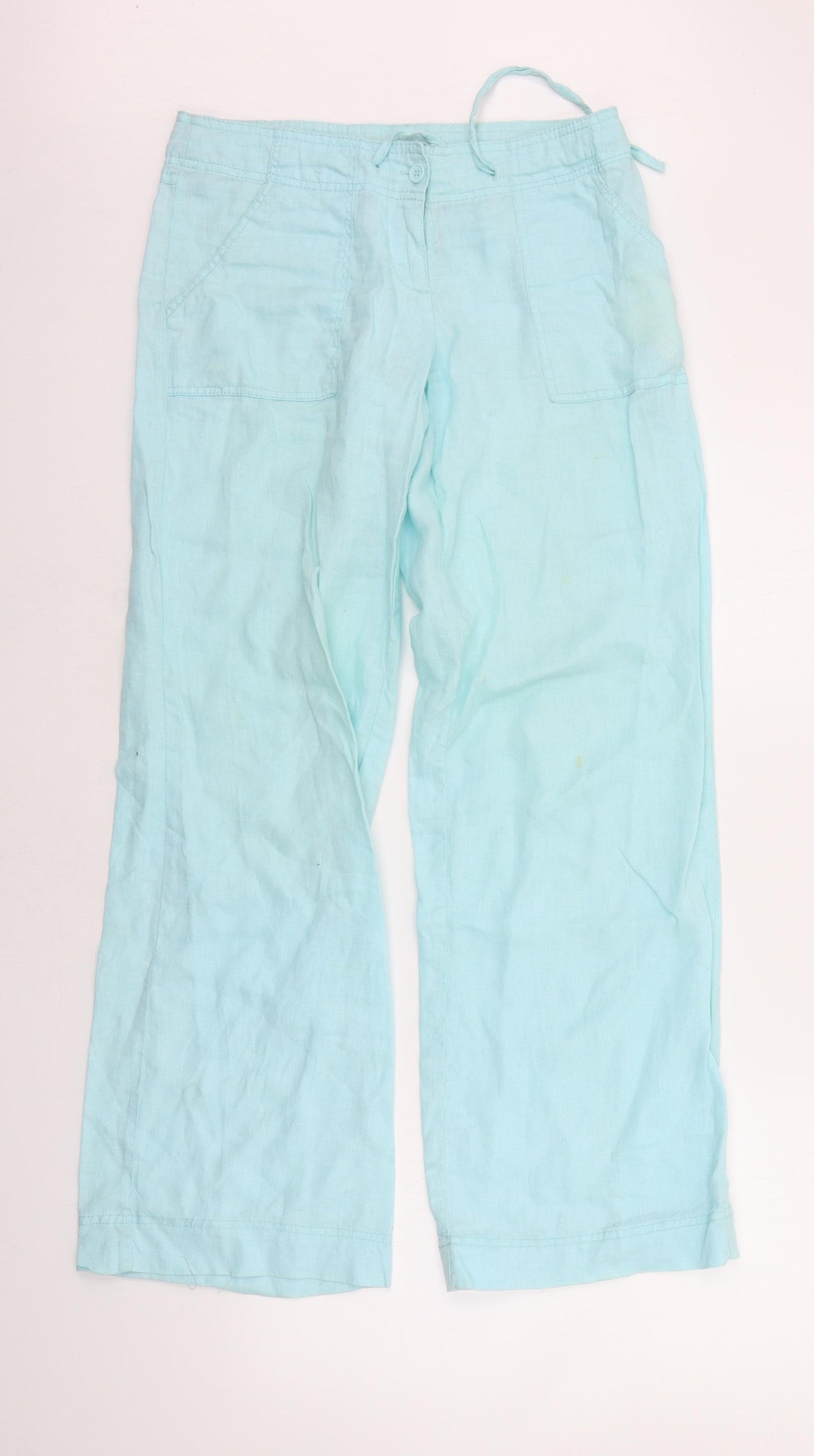Atmsophere Womens Blue   Trousers  Size 8 L28 in