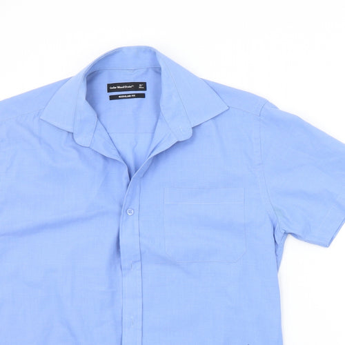 Cedar Wood State Mens Blue    Button-Up Size 15