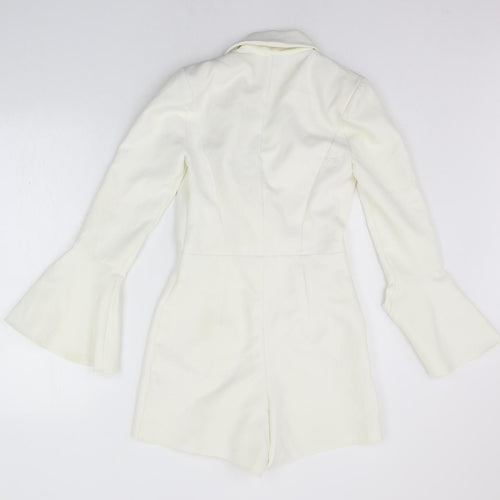 River Island Womens White   Jumpsuit One-Piece Size 6