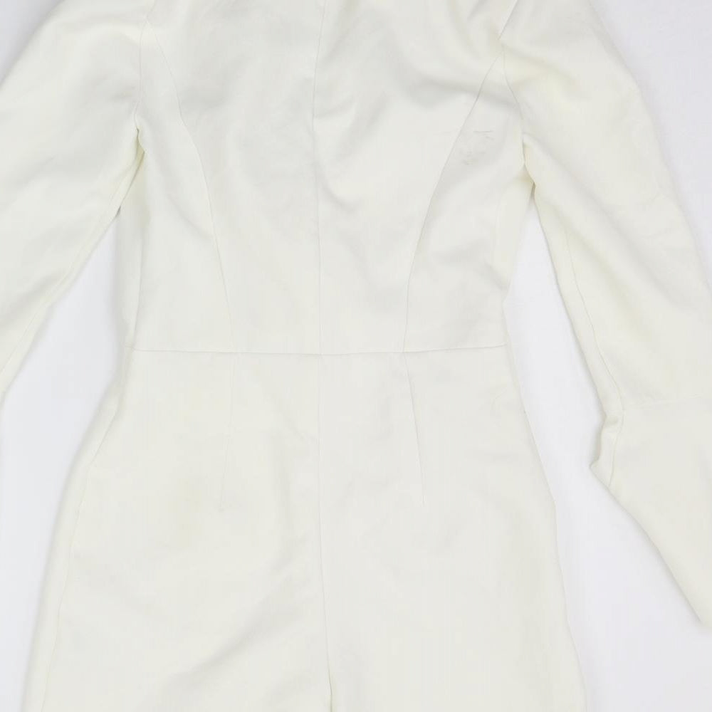 River Island Womens White   Jumpsuit One-Piece Size 6