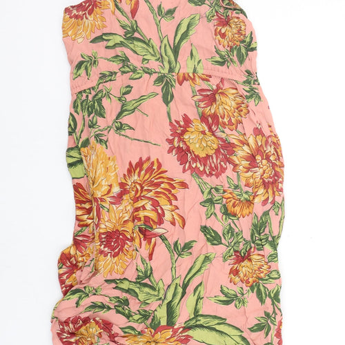 nice things Womens Pink Floral  A-Line  Size 8