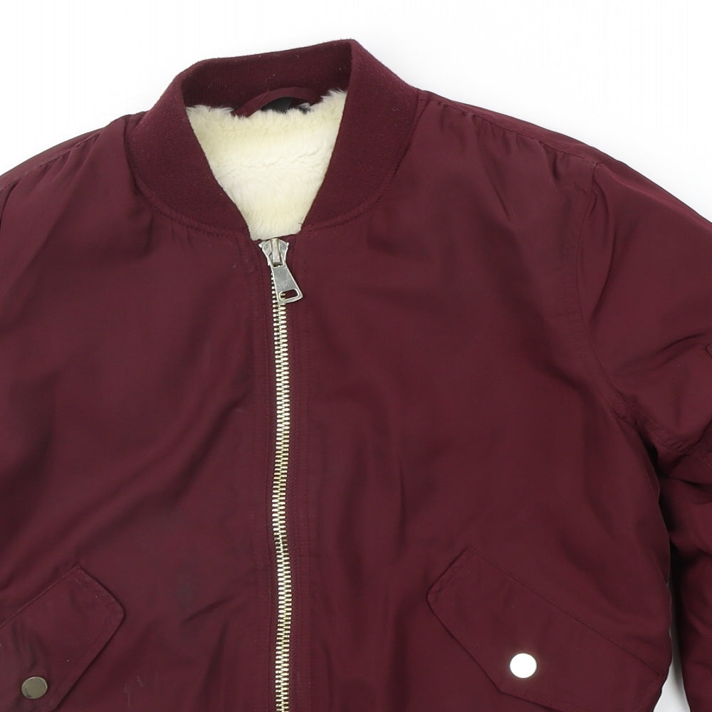 Topshop Womens Purple   Jacket Coat Size 4
