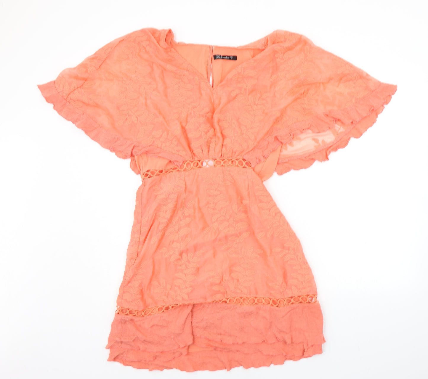 simply  Womens Orange   A-Line  Size L