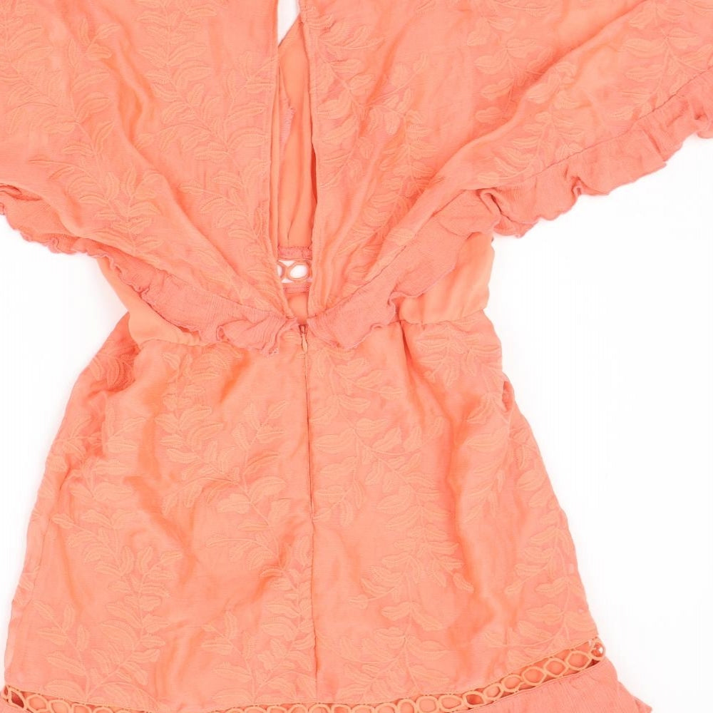 simply  Womens Orange   A-Line  Size L