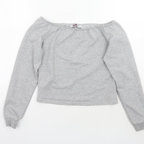 Portabello pink Womens Grey   Pullover Jumper Size 8