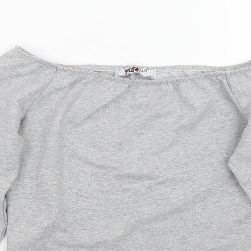 Portabello pink Womens Grey   Pullover Jumper Size 8