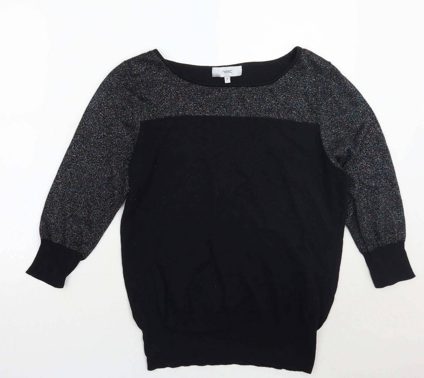 NEXT Womens Black   Pullover Jumper Size 16