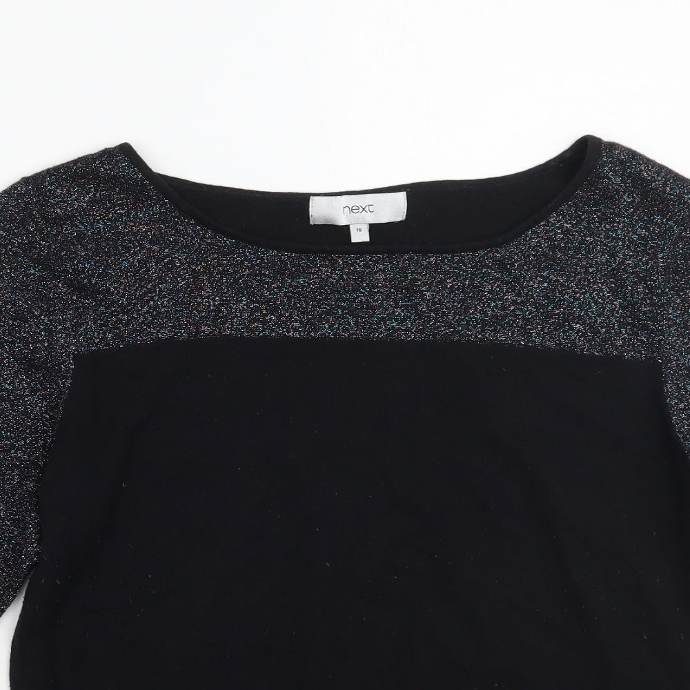 NEXT Womens Black   Pullover Jumper Size 16