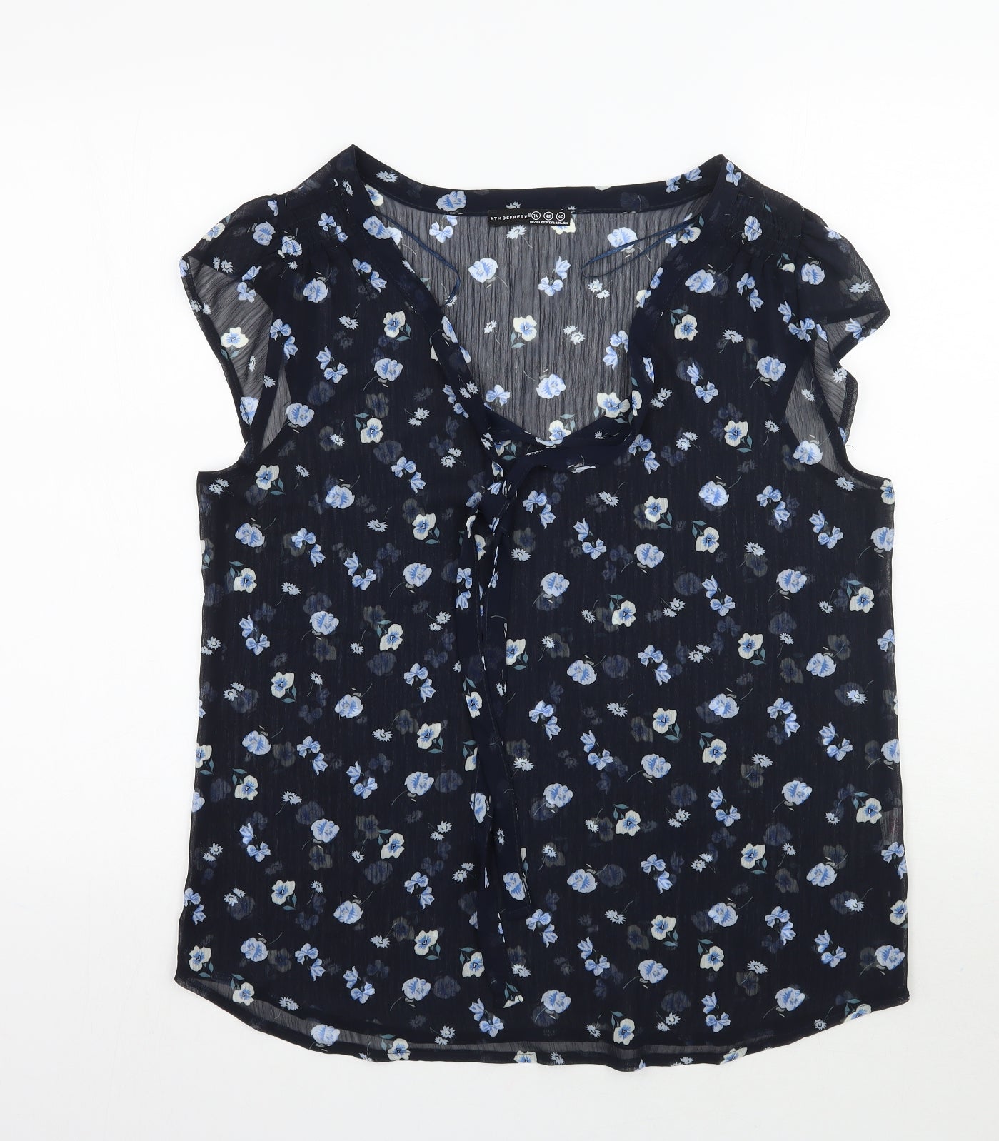 Primark Womens Blue Floral  Camisole Blouse Size 14