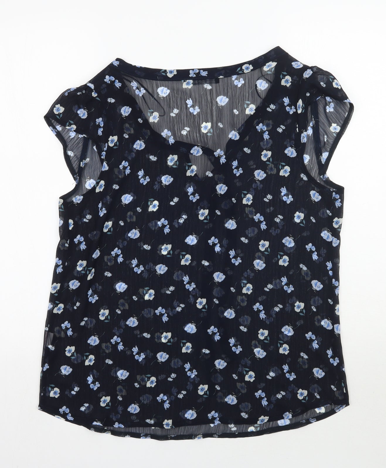 Primark Womens Blue Floral  Camisole Blouse Size 14