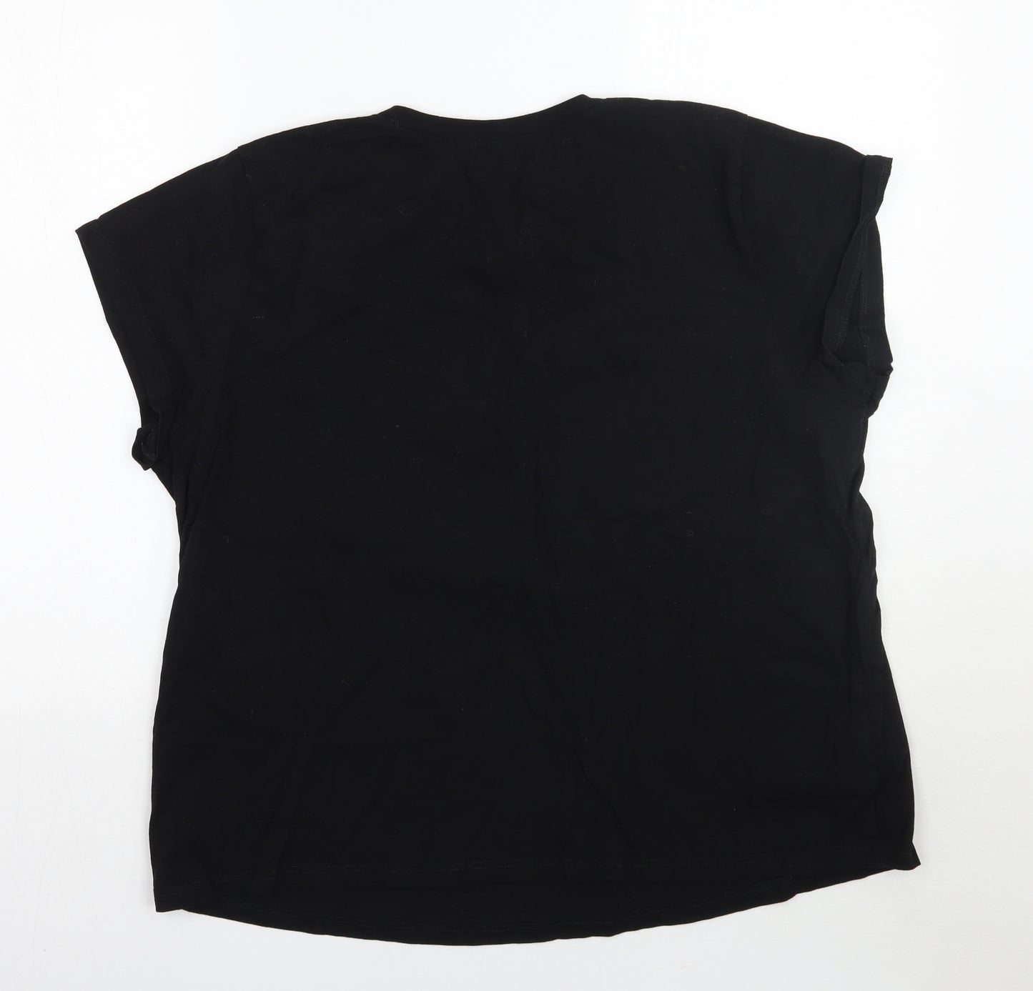 River Island Womens Black   Basic T-Shirt Size 20