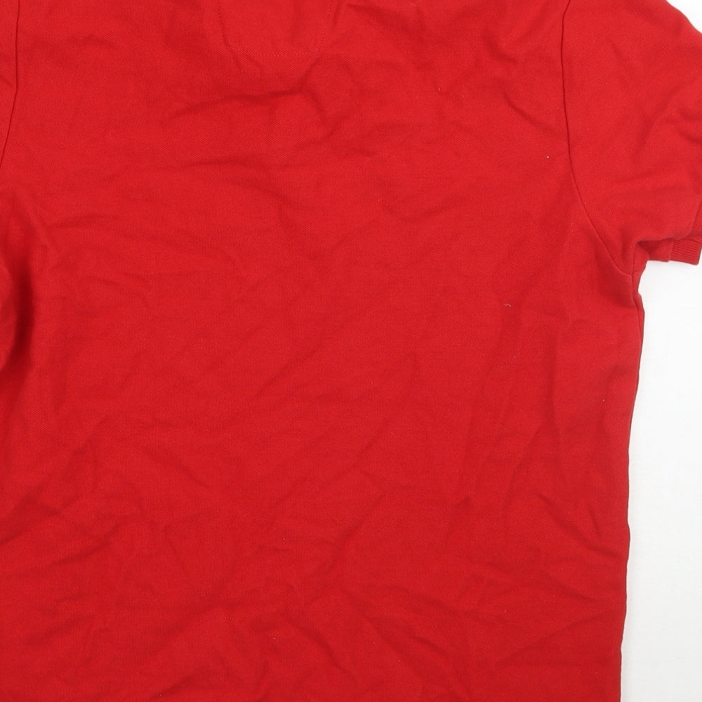 South blue Mens Red    Polo Size M