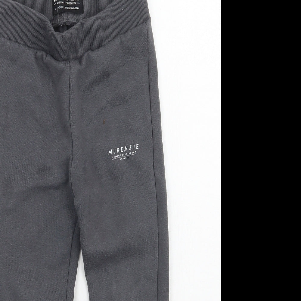 McKenzie Boys Grey   Sweatpants Trousers Size 5-6 Years
